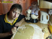 [11.12.2010] Jany za asistence MALÝHO FÍKA a MÉDI vykrajuje ježka z perníkového těsta